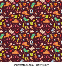 nice summer seamless pattern