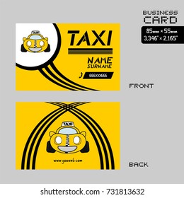nice taxi visit card