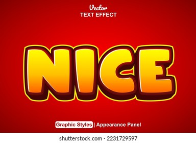 efecto de texto bonito con estilo gráfico y editable.