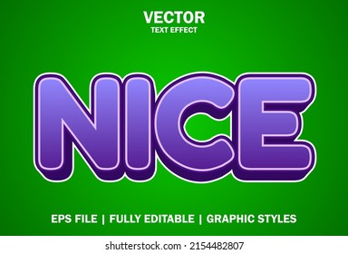 nice text effect with purple and green color 3d style.