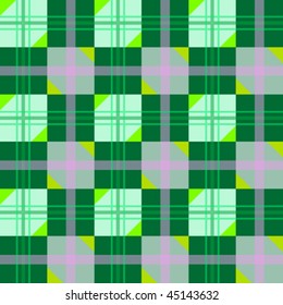 nice texture with green geometric figures, abstract art illustration