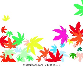 Nice tree foliage vector september seasonal background.  Stylish tree foliage vector october seasonal background.