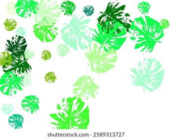 Nice tree foliage vector september seasonal background.  eco concept. top view. flat lay.