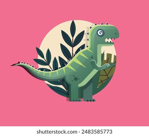 A nice T-rex iconic poster