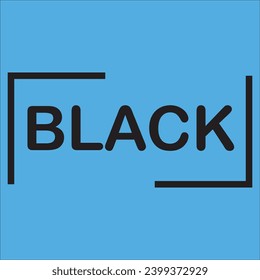 A nice t-shirt design," BLACK".