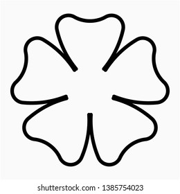 Nice and unique flower vector icon