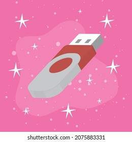nettes USB-Speicher mit Funken