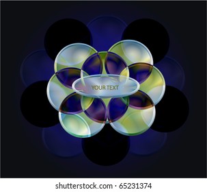 nice vector blue background
