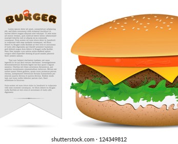 Nice Vector Hamburger