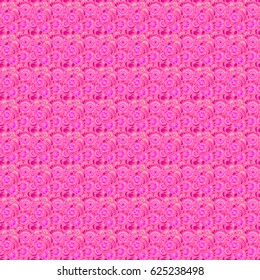 Nice vector hand-drawn illustration. Elegant pink and magenta seamless pattern with doodle and Mandala elements.