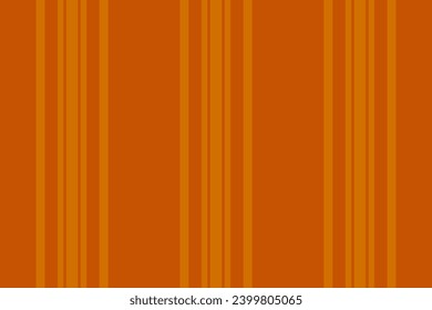 Nice vector seamless vertical, wallpaper pattern fabric background. Mix texture lines textile stripe in orange color.