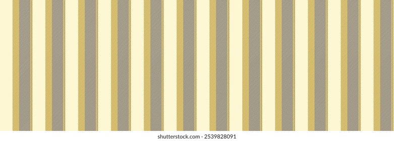 Nice vertical texture seamless, vertical vector lines stripe. Performance textile pattern background fabric in light goldenrod yellow and dark colors palette.