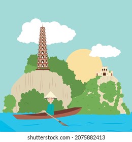 nice vietnam poster with items