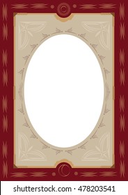 A nice vintage frame design for books or other publishing materials. Editable Clip Art.