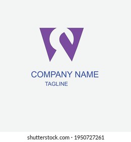 Nice W letter logo design