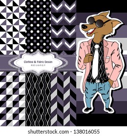 nice wallpaper, wrapper, fabric design ,vector