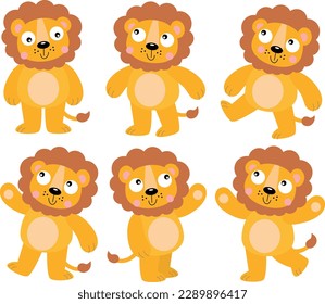Nice wilde animals vector for children