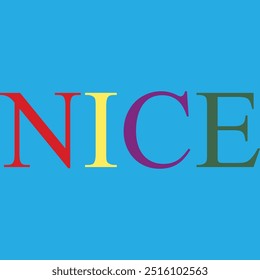 Nice words text clean bright colors photo