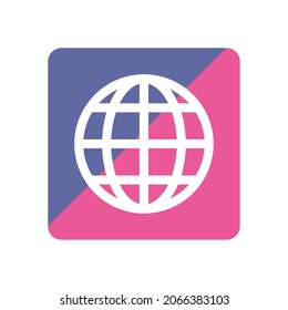 nice world app over white