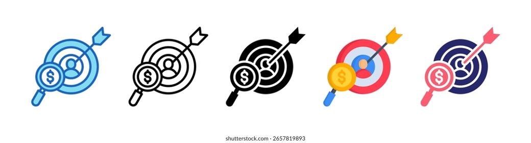 Niche Icon Multiple Style Set Collection.