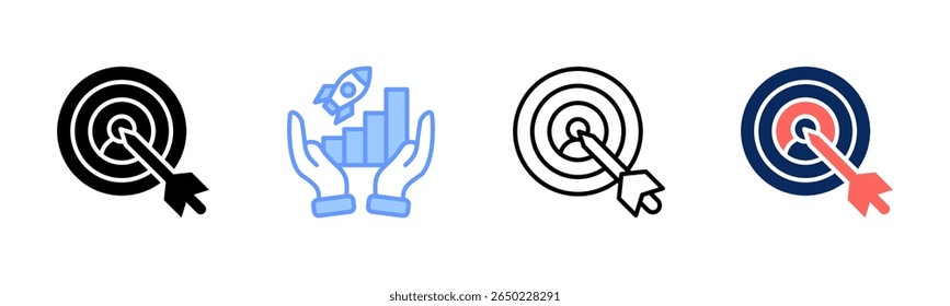 Niche Market icon sheet multiple style collection