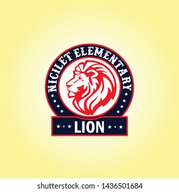 NICILET ELEMENTARY VECTOR LOGO DESIGN
