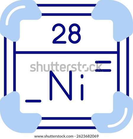 Nickel Line vector Icon Design