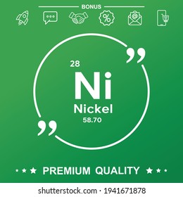 Nickel Symbol With Quote Symbol
