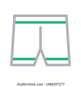 nicker colour line vector icon