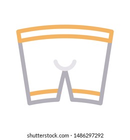 nicker colour line vector icon