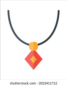Nickless fully editable vector icon

