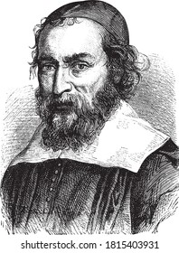 Nicolas-Claude Fabri de Peiresc, Vintage engraving. From Popular France, 1869.