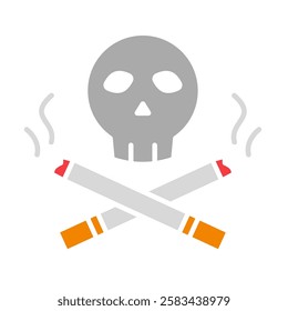 Nicotine Icon, Cigarette, Toxic, Vaping