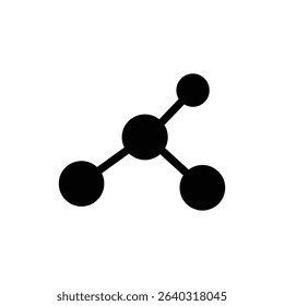 Nicotine Molecule Symbol Chemical Structure Medical Icon