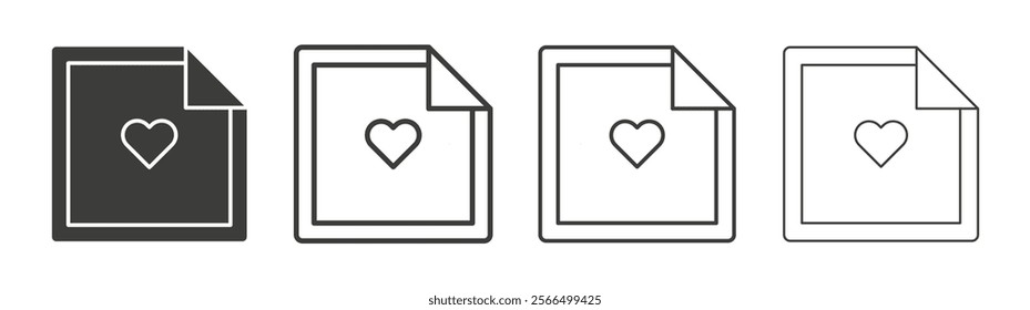 Nicotine patch icon flat and linear vector illustration on white background.