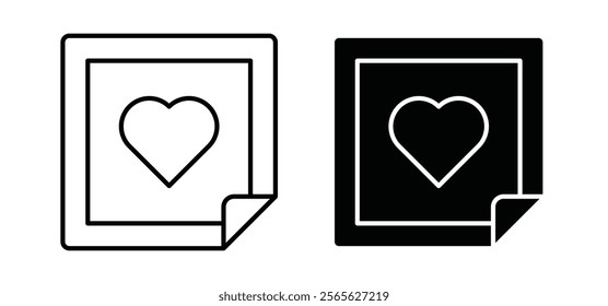 Nicotine patch icons in black and white colors
