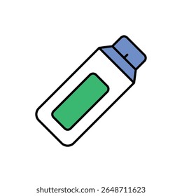 Nicotine-Free Icon vector stock illustration