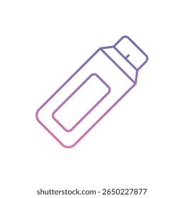 Nicotine-Free Icon vector stock illustration