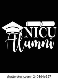 Nicu alumni - EPS file for cutting machine. You can edit and print this vector art with EPS editor.