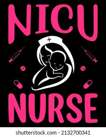 Nicu Nurse T-shirt Design And Mug Design.