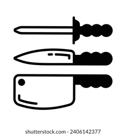 Symbol für Küchenwerkzeuge 
