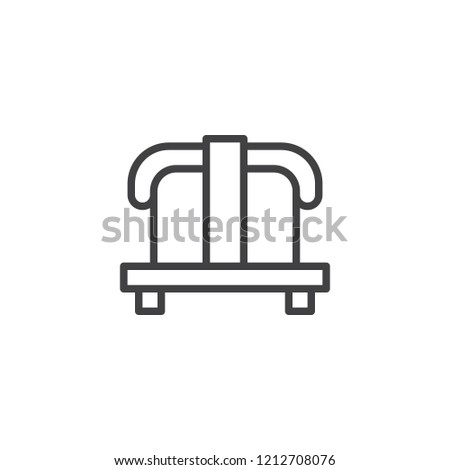 Nigari sushi roll outline icon. linear style sign for mobile concept and web design. Asian food simple line vector icon. Symbol, logo illustration. Pixel perfect vector graphics Stock photo © 