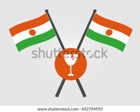 Niger Emblem Fragile