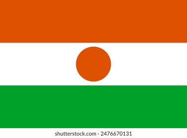 Bandera de Níger ilustrador banderas de países