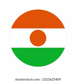 Niger flag simple illustration for independence day or election