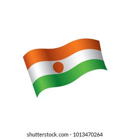 Niger flag, vector illustration