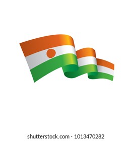 Niger flag, vector illustration