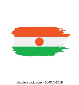 Niger flag, vector illustration