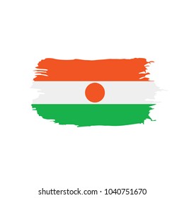 Niger flag, vector illustration