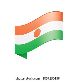 Niger flag, vector illustration
